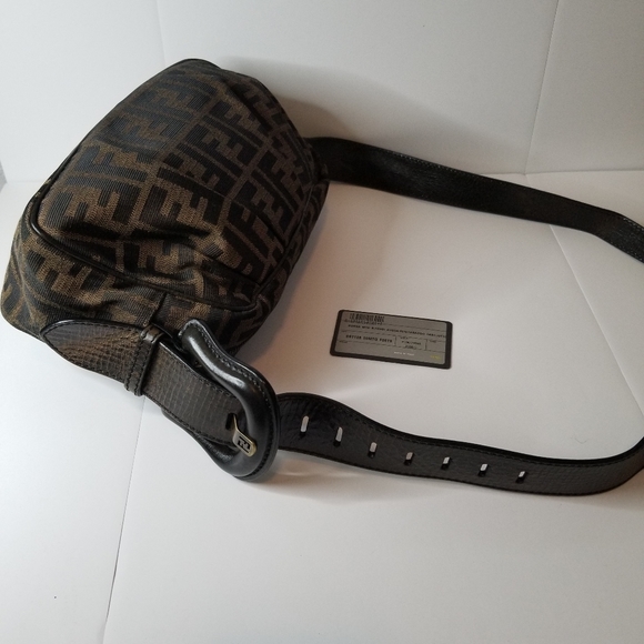 Authentic Fendi Mini Borsa Zucca Bag - Picture 7 of 10